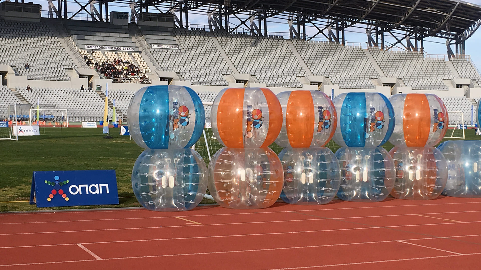 Τα Bubbleballs στο φεστιβάλ των Αθλητικών Ακαδημιών ΟΠΑΠ για το 2019 στο Παμπελοποννησιακό Στάδιο