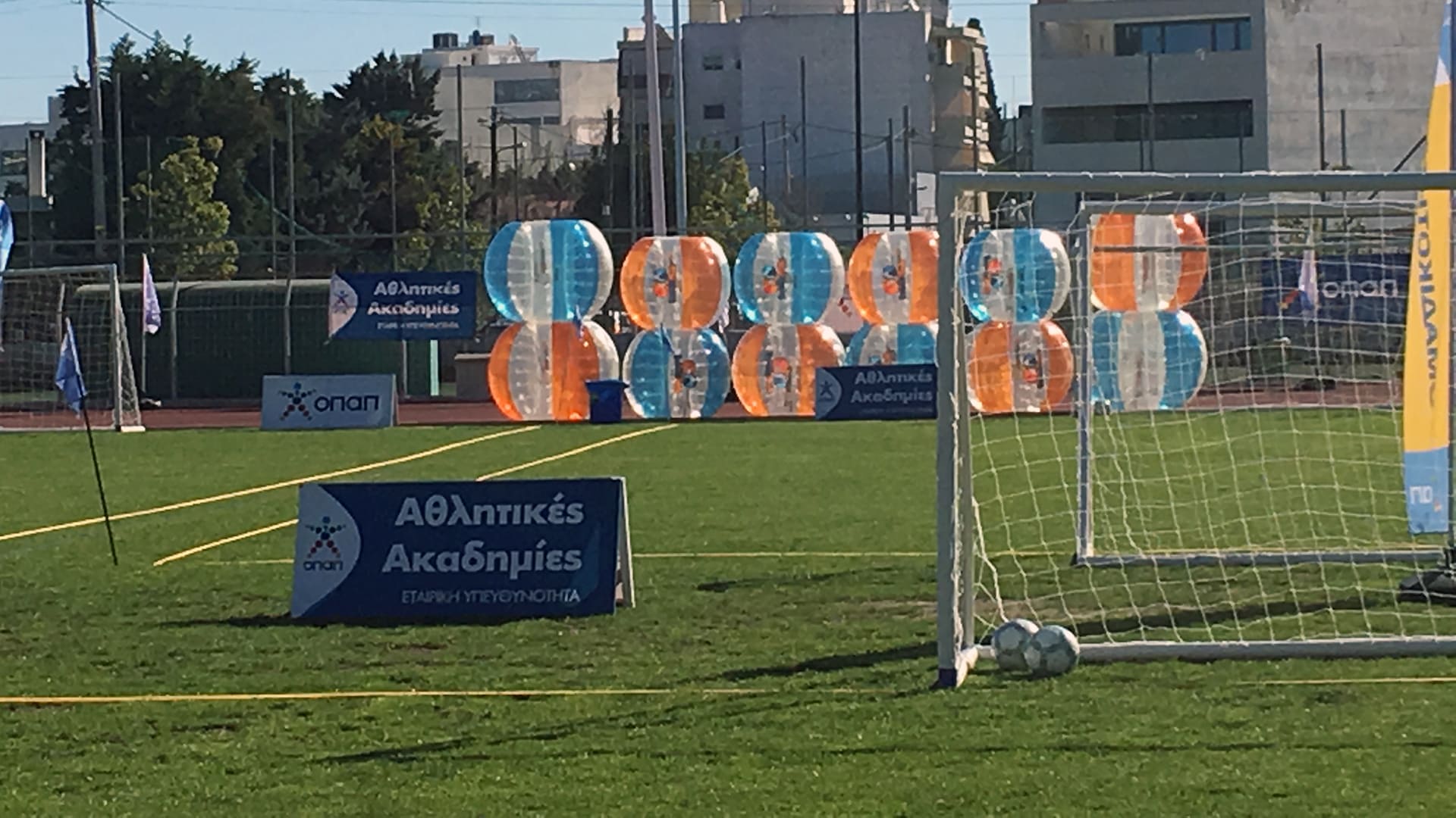 Τα BubbleBalls® στο φεστιβάλ των Αθλητικών Ακαδημιών ΟΠΑΠ για το 2019 στο Δημοτικό Στάδιο Σπατών